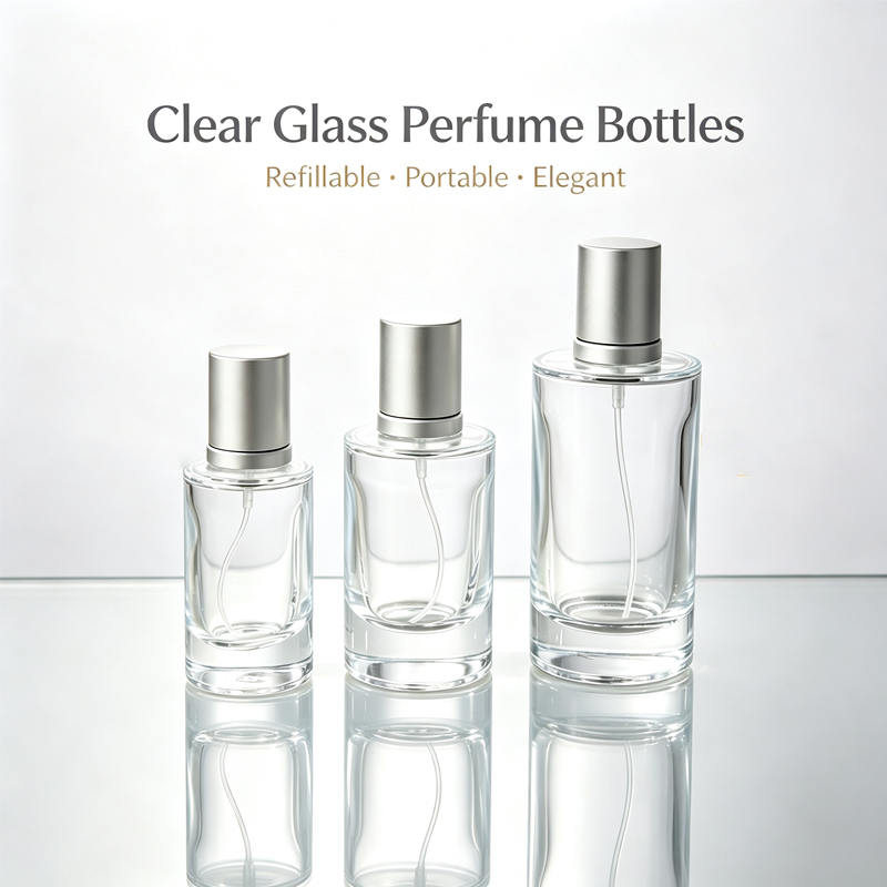 Misting Bottle Fine - 20/30/50ml Leere Glas-Parfümflasche mit Feinem Sprühnebel-Effekt,
