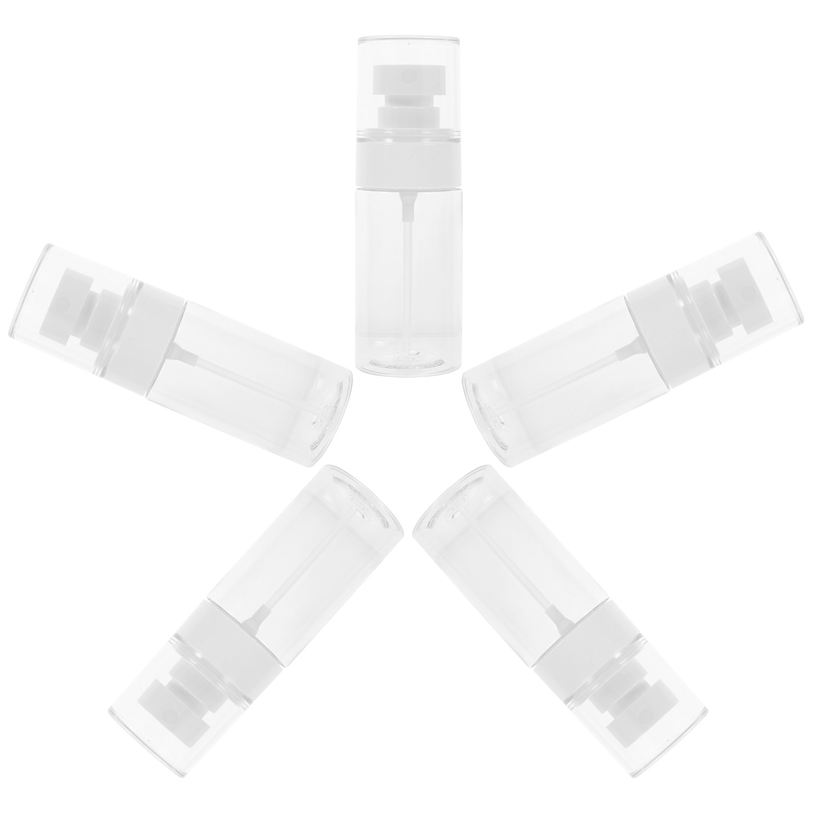 Misting Bottle Fine - Reisegrößen-Sprühflaschen 5er-Pack Nachfüllbare Feinsprühflaschen für Gesichtstoner,