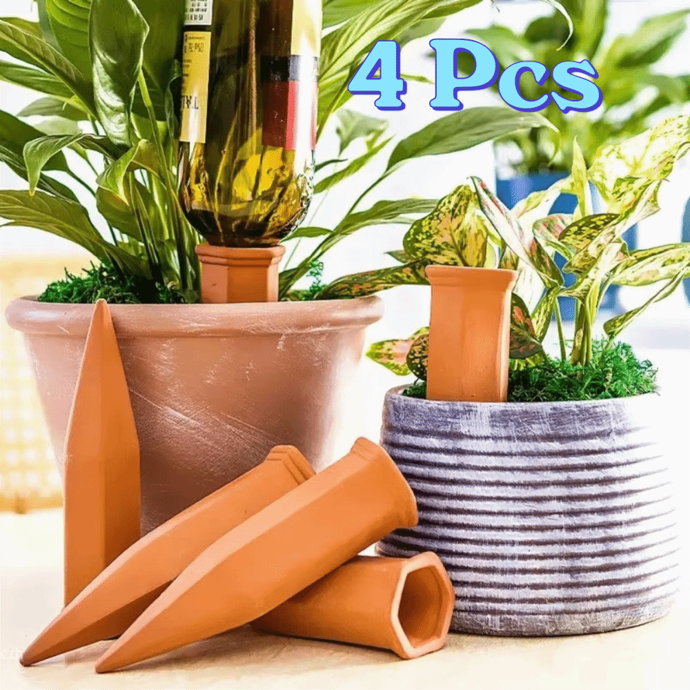 4 Stück Automatische Terrakott – Self Watering Insert Bewertung und Preis