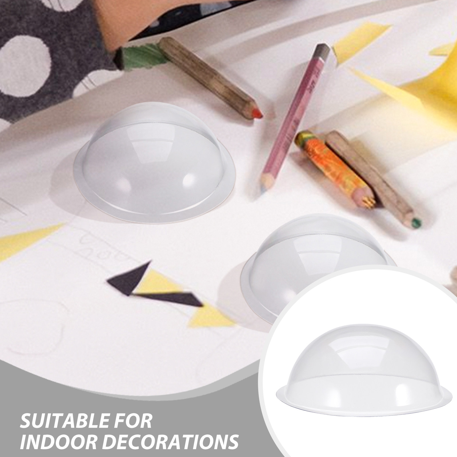 12 Stück stabile, transparente – Plastic Dome Clear Bewertung und Preis